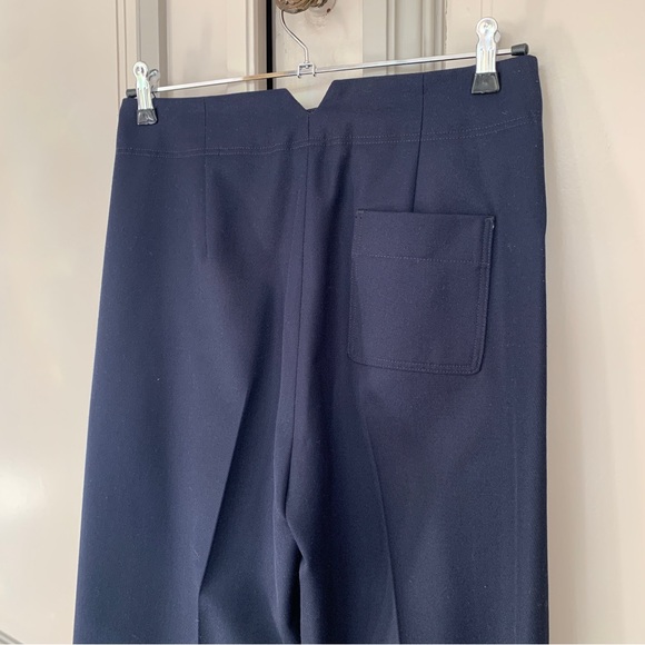 Sezane Marino Trouser in Navy Wool - Picture 10 of 10